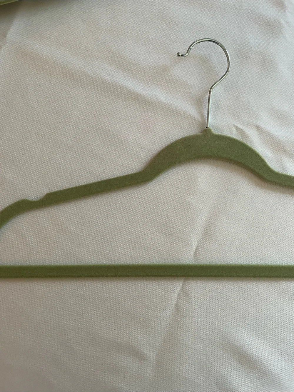 🔥 10 Olive Green Velvet Hangers Non-Slip Slim Closet Hangers